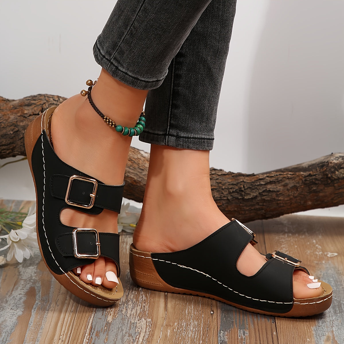 Sandale Aero Bride à talon Confort