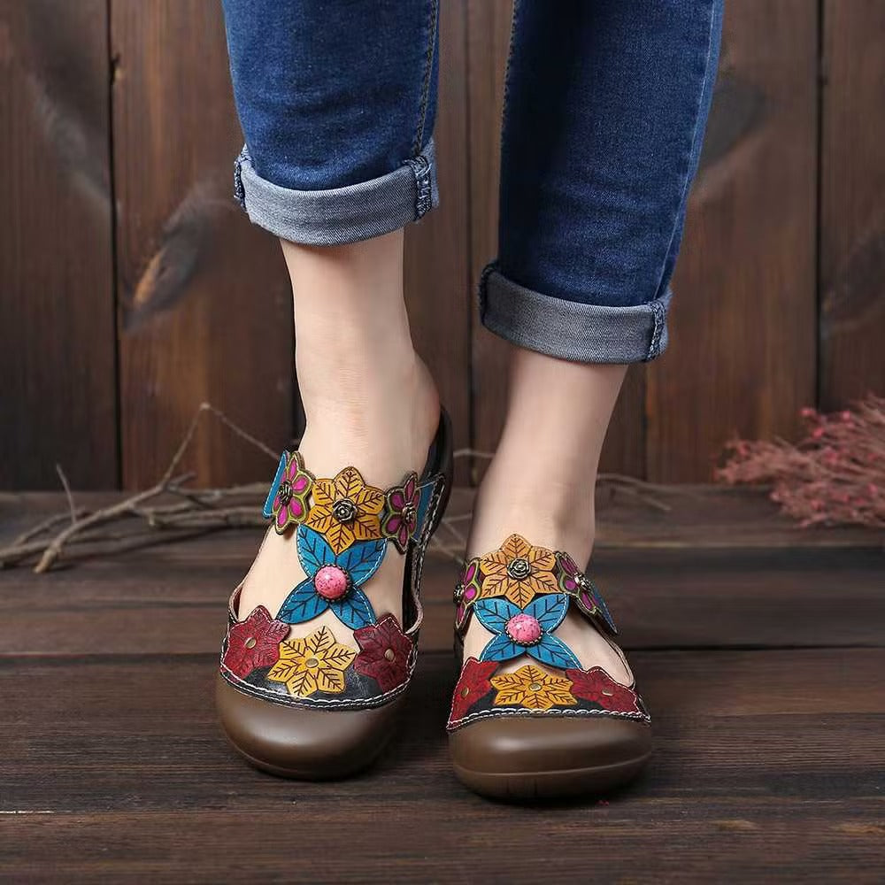 Sandale Natura Flower Confort