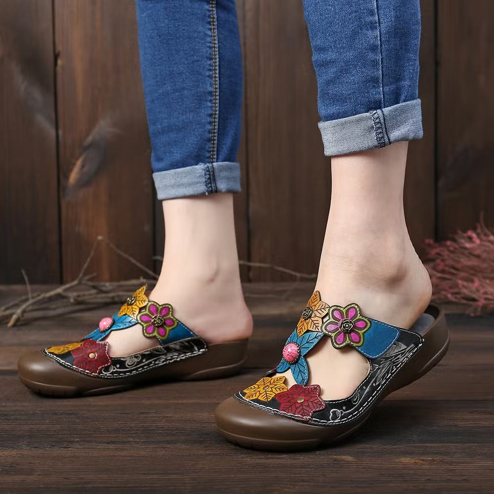 Sandale Natura Flower Confort