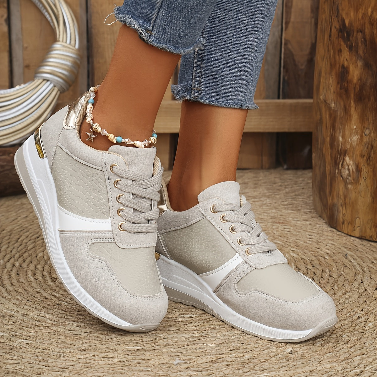 Chaussure Ellington à semelle talon compensé confort
