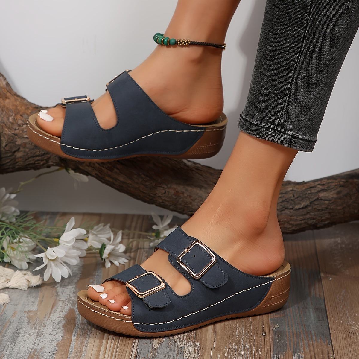 Sandale Aero Bride à talon Confort