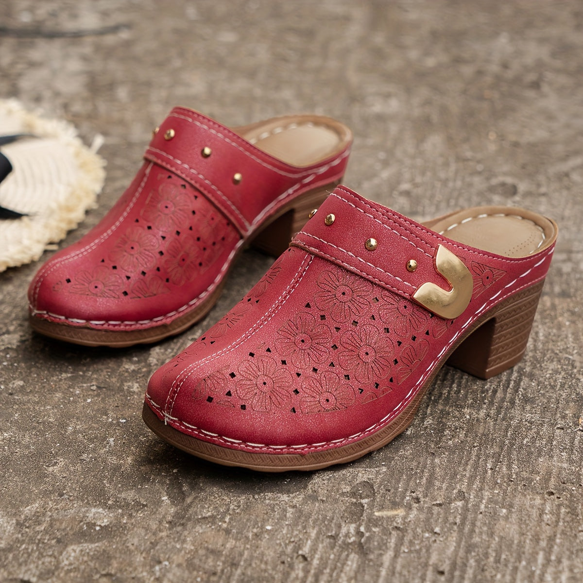 Sandale Capri à talon Confort