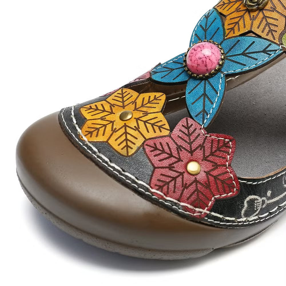 Sandale Natura Flower Confort