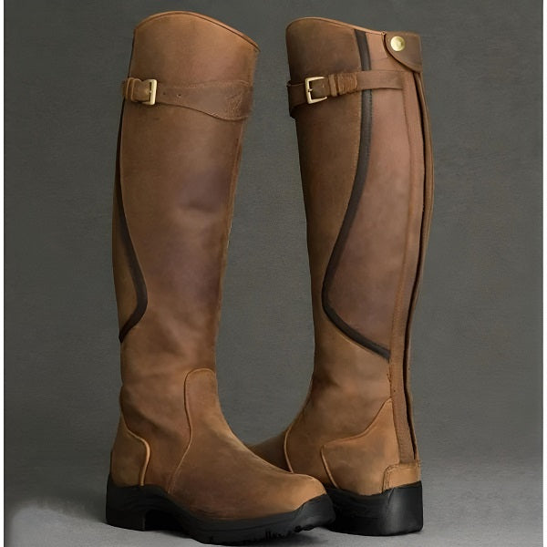 Bottes Cuir Sangle Eleanor (Nouvelle Collection)